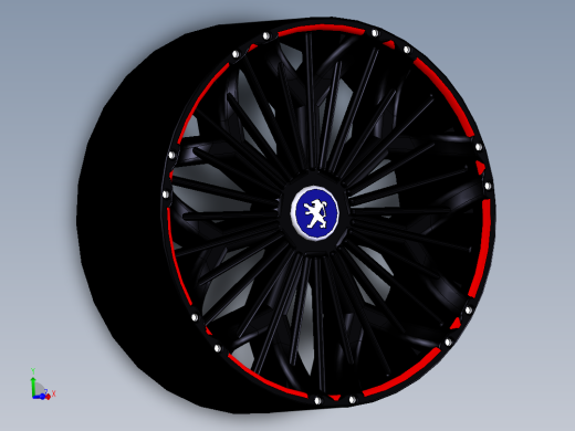 19寸轮毂东风标致