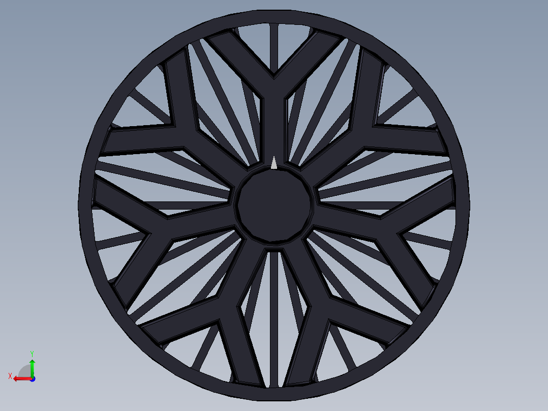 19寸轮毂东风标致后视图