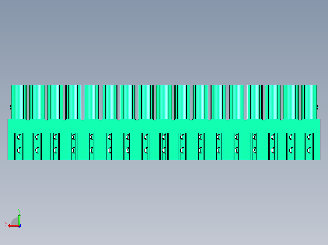 DEGSON 15EDG 系列 3.5mm 插拔式接线端子 FullPack-15EDGA-3.5-17P-14-00AH后视图