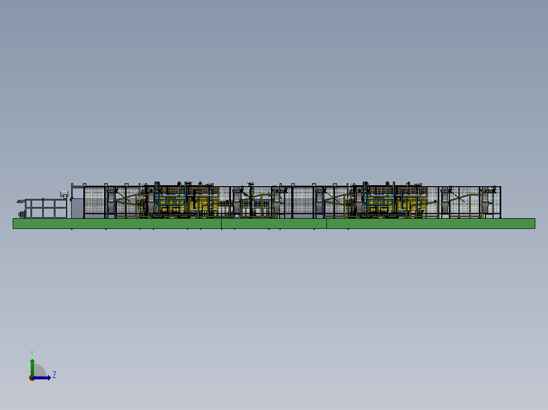 自动捆扎装袋线---sw左视图