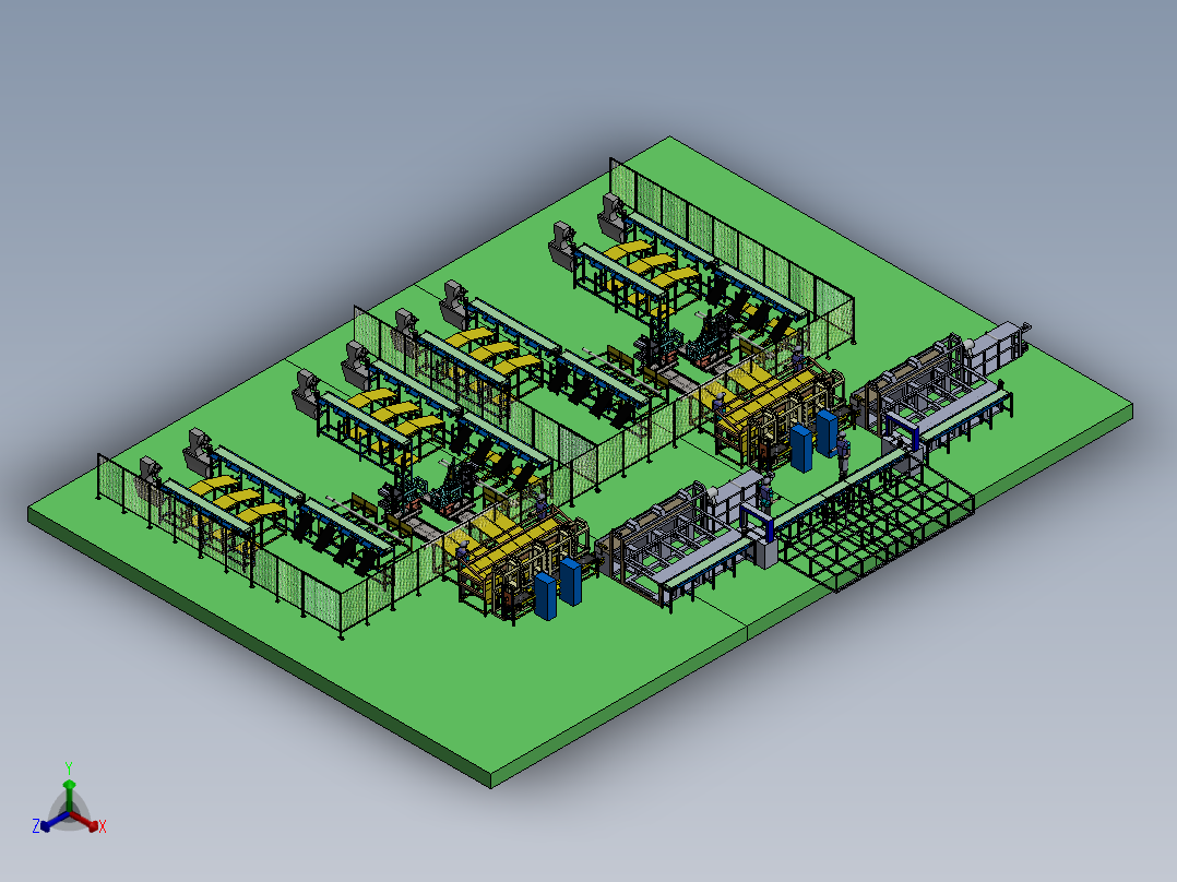自动捆扎装袋线---sw正等轴测图