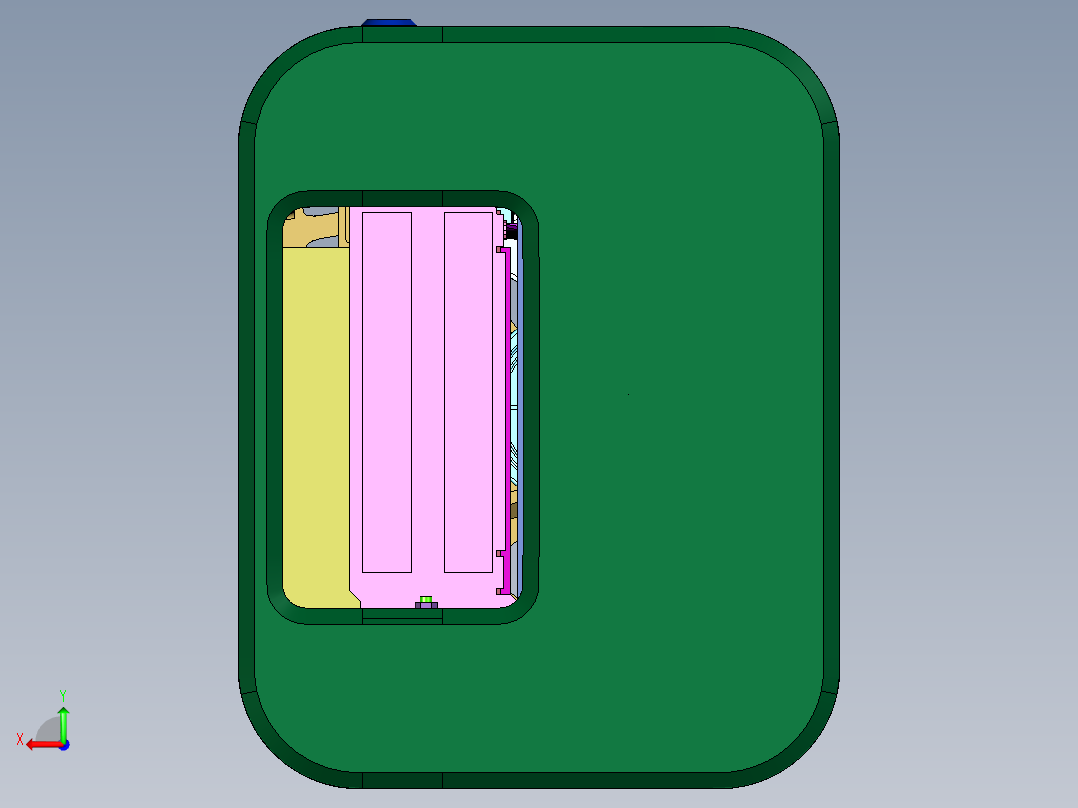 电竞小型游戏台式电脑主机全套后视图
