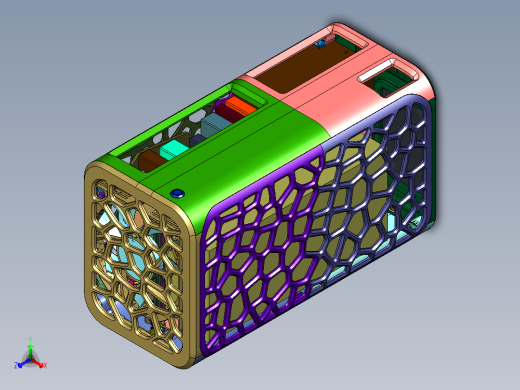 电竞小型游戏台式电脑主机全套正等轴测缩略图