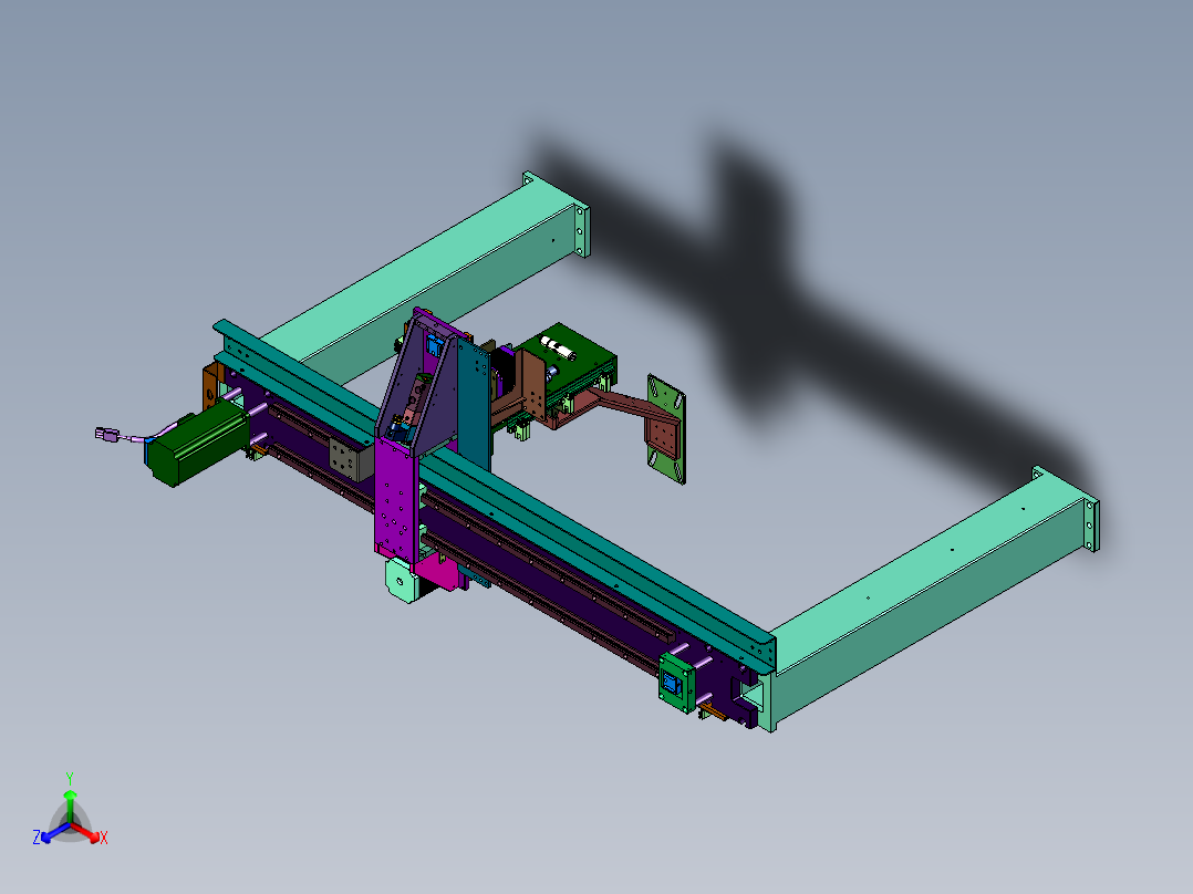XYZ三轴全自动抓取摆放系统