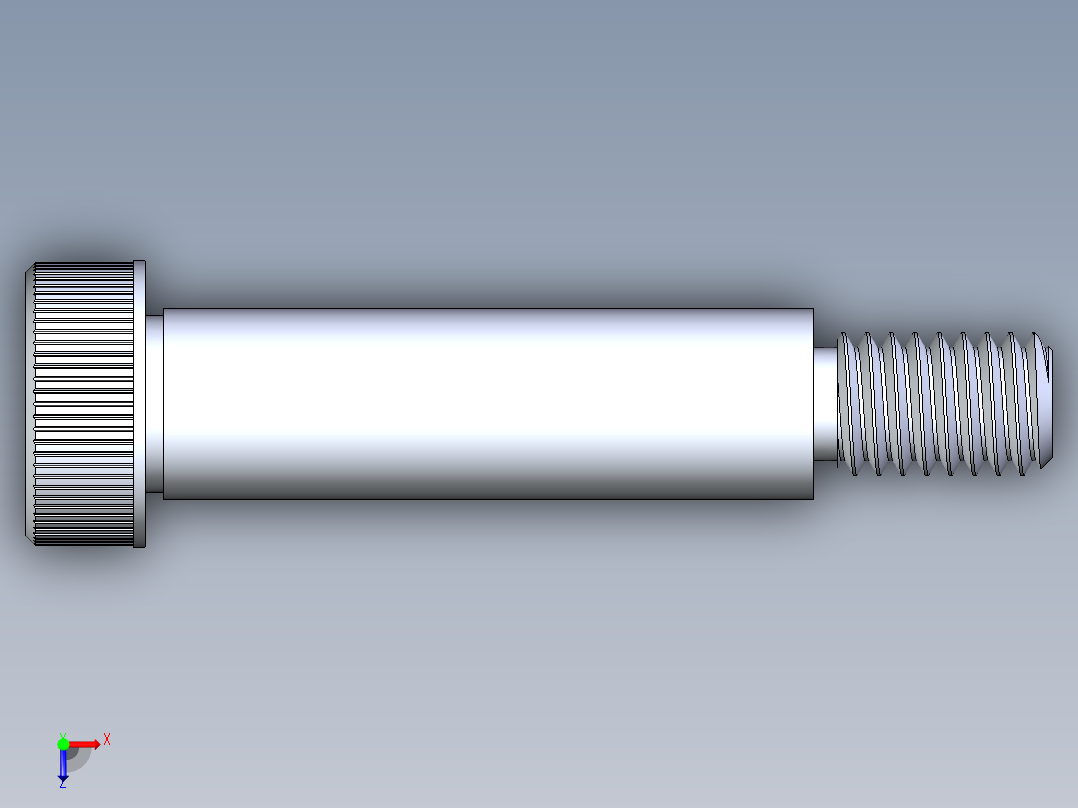 内六角螺螺栓-SB 0.375-16 x 1.75俯视图