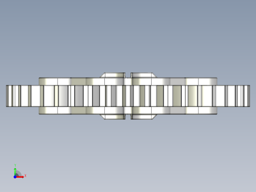 3649 Medium Stone Grey Technic Gear 40 Tooth.STEP前视缩略图