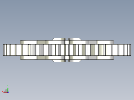 3649 Medium Stone Grey Technic Gear 40 Tooth.STEP后视缩略图
