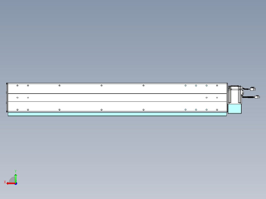 威洛博VBF同步带传动一般环境VBF14-L45-S750-BLD-ZP40-C3后视图