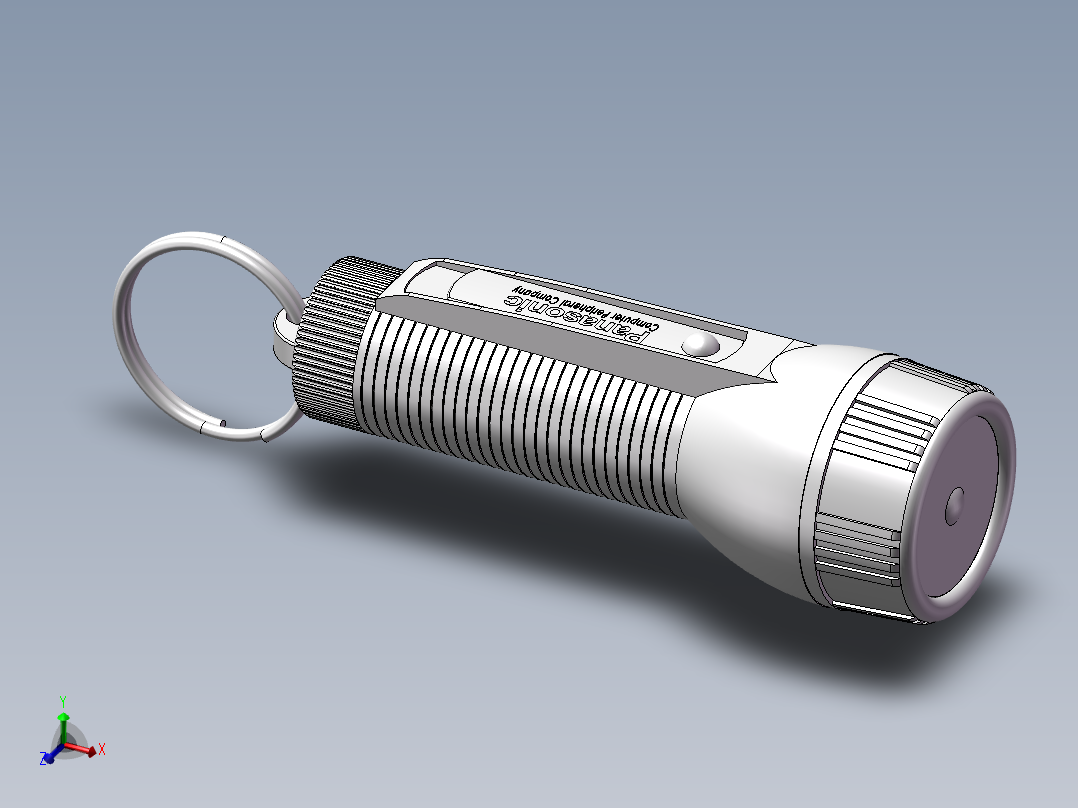 一个手电筒的3d