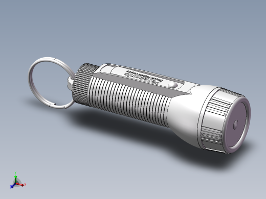 一个手电筒的3d