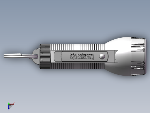 一个手电筒的3d俯视缩略图