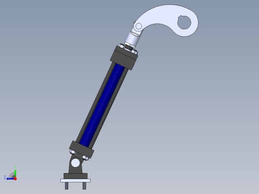 液压缸右视缩略图