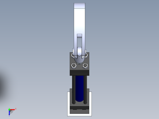 液压缸俯视缩略图