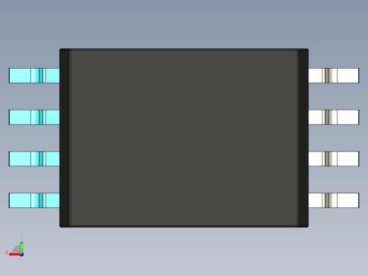 元器件3D封装SOIC8W40后视缩略图