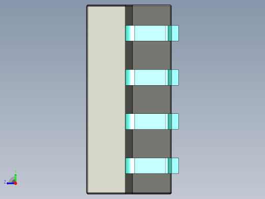 元器件3D封装SOIC8W40右视缩略图