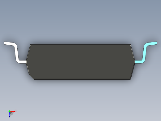 元器件3D封装SOIC8W40俯视缩略图