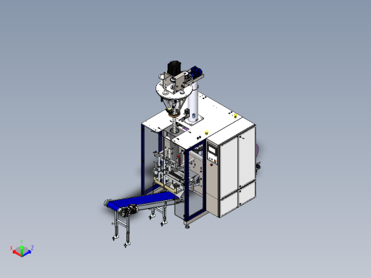 搅拌传送正等轴测缩略图