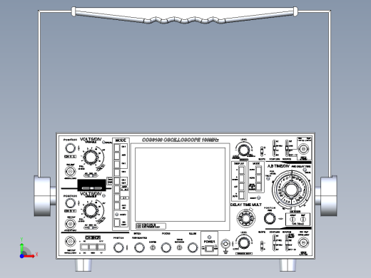 Cos6100示波器100mhz前视缩略图