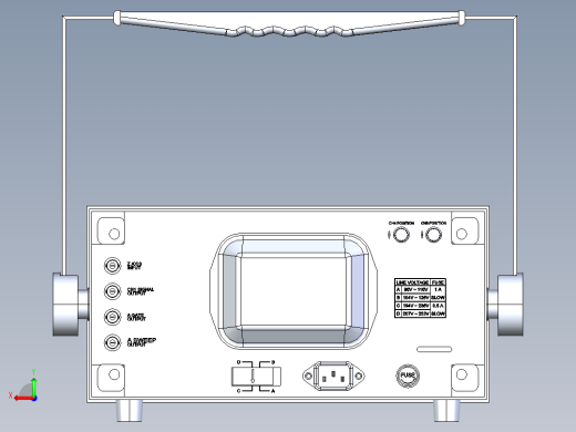 Cos6100示波器100mhz后视缩略图