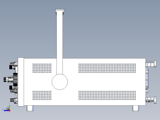 Cos6100示波器100mhz右视缩略图