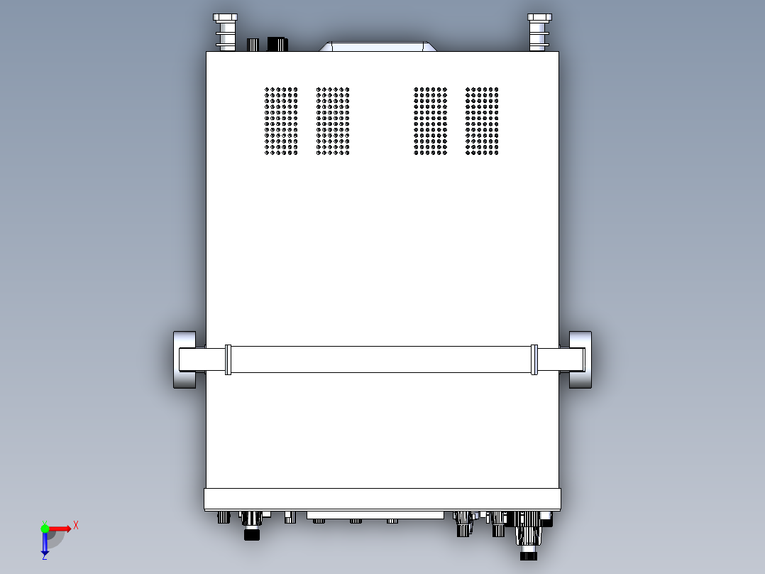 Cos6100示波器100mhz俯视图