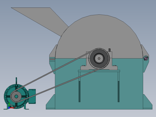 饲料破碎机任务书 （论文+CAD图纸）前视缩略图