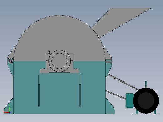 饲料破碎机任务书 （论文+CAD图纸）后视缩略图