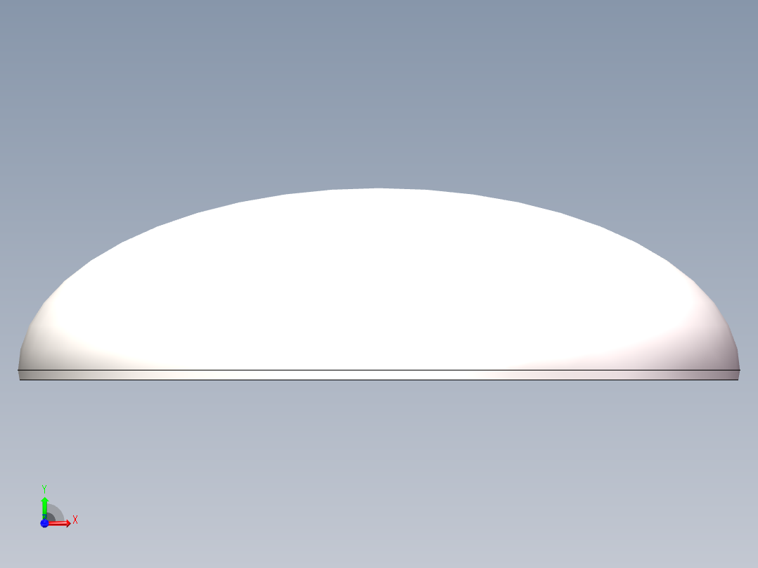 EHA椭圆形封头DN3000前视图