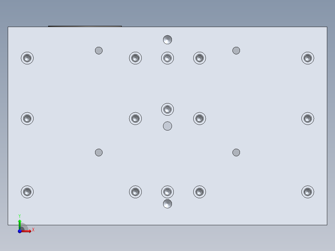 吹塑模具前视图