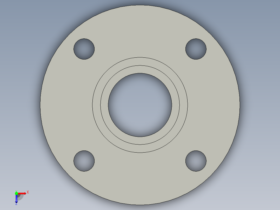 船舶管路系统SeaCor_Flange Vanstone_SPIG_37J156020_2in俯视图