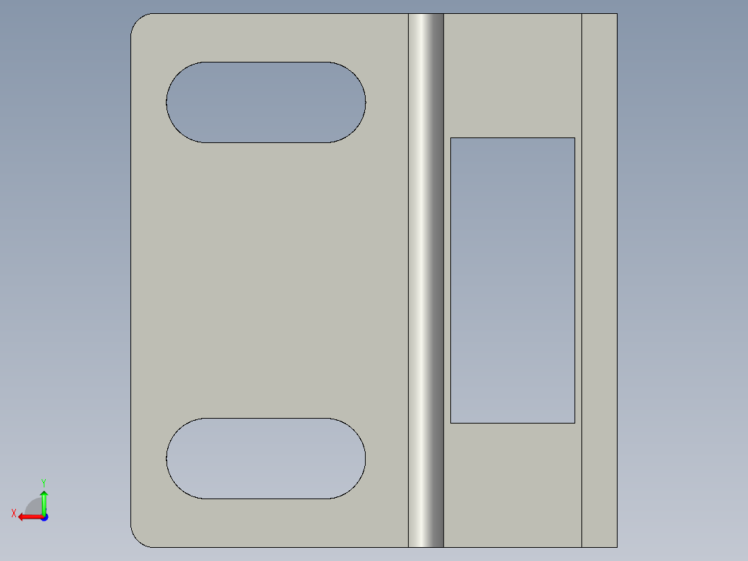 基恩士S-P11_kc图纸模型后视图