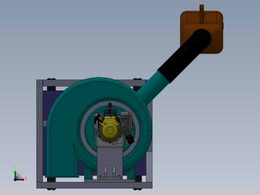 手持气吸式采棉机构的设计【含三维SW+7张CAD图纸+说明书】前视缩略图