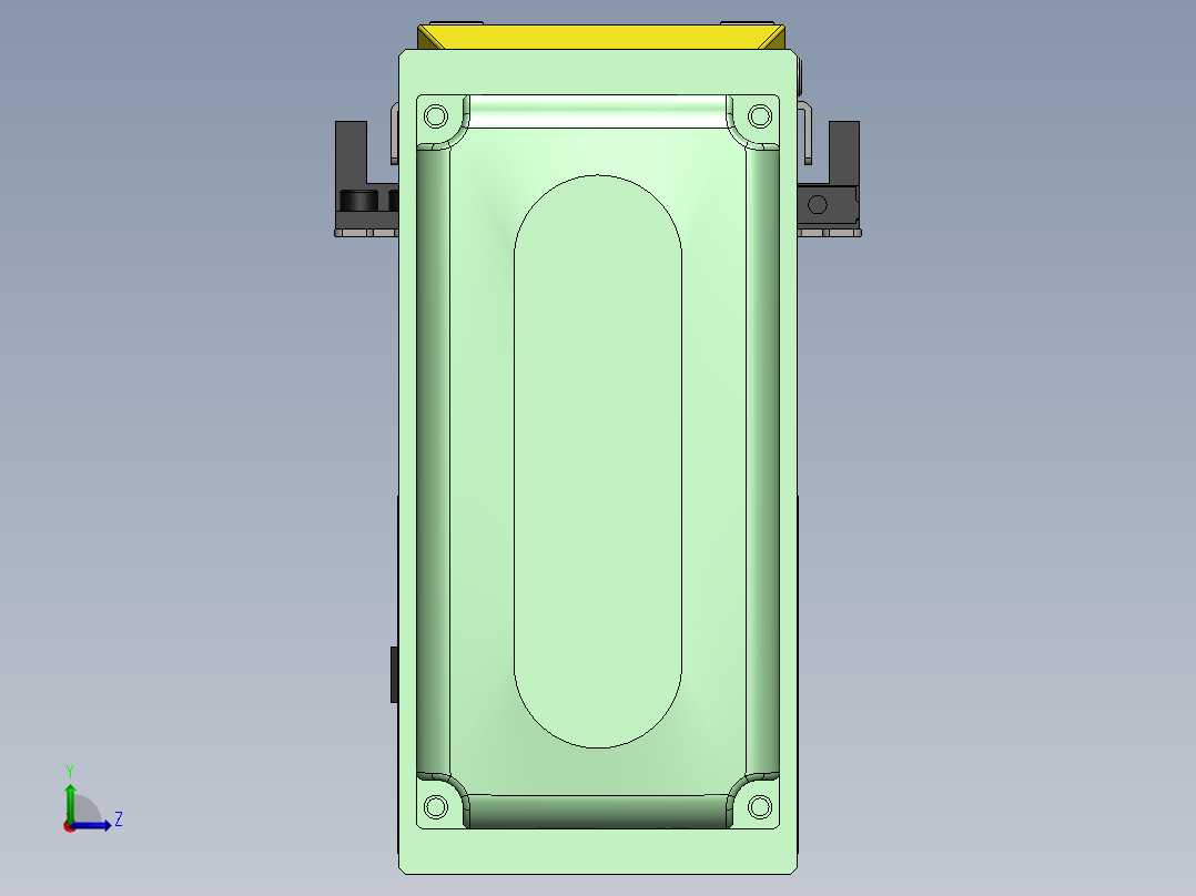 GTH内嵌丝杆全封闭GTH5-BM-57步进左视图