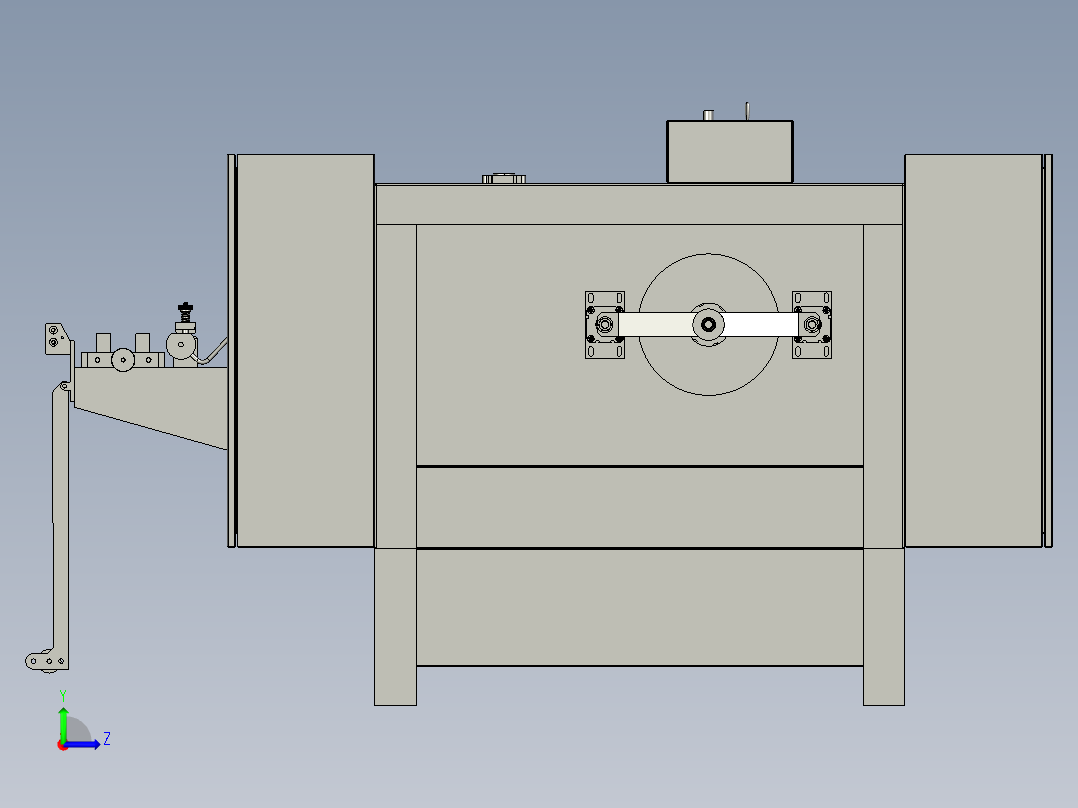 A5SS410 卷绕机(STEP)左视图