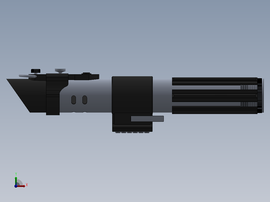 黑武士的光剑前视图