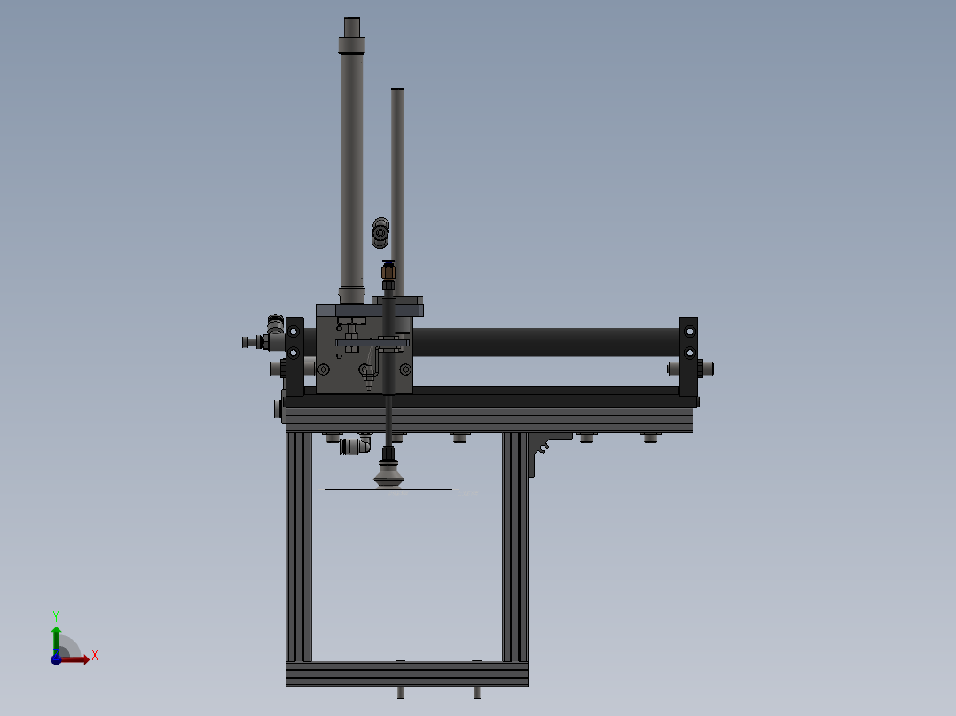 空气压缩包装机sw18前视图