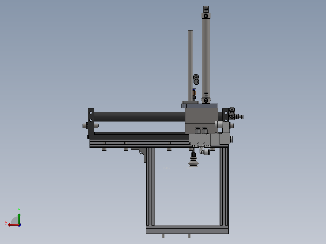 空气压缩包装机sw18后视图