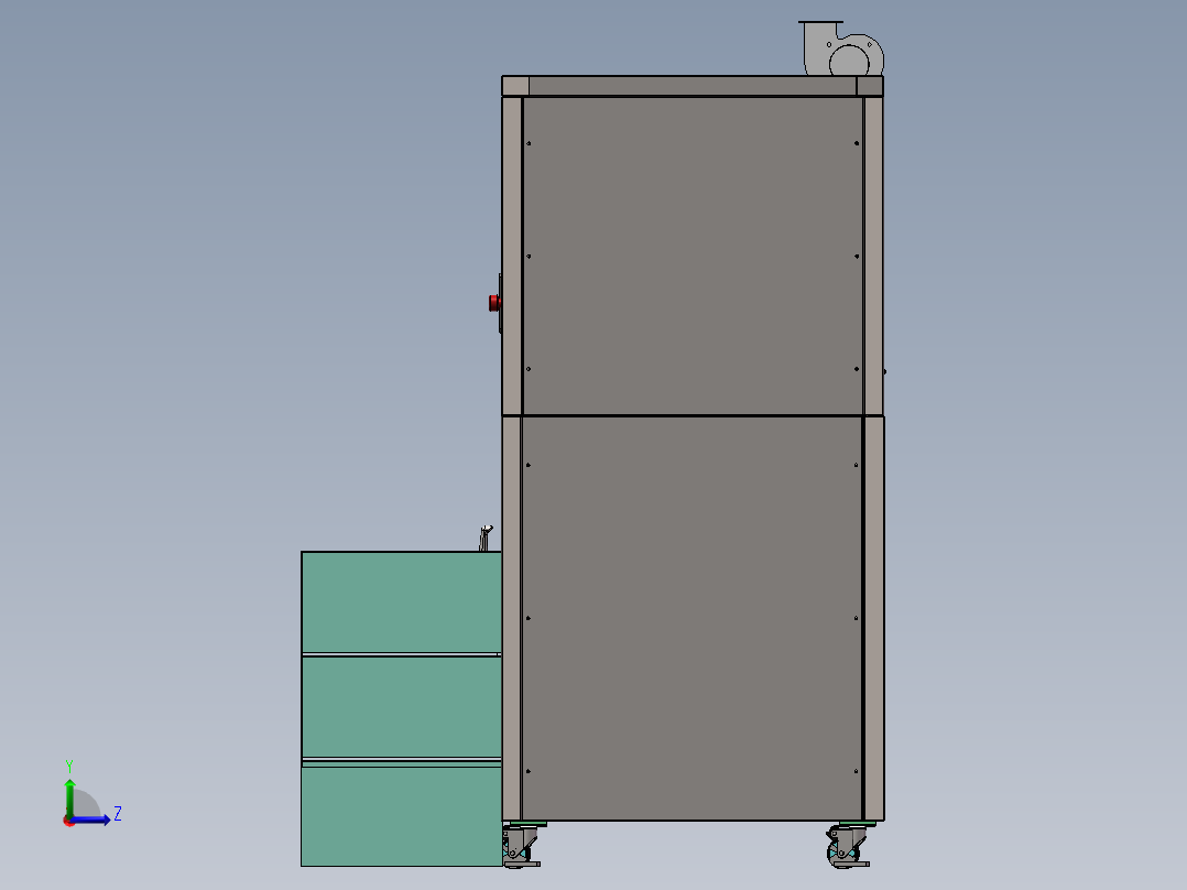 240KG垃圾处理器sw16左视图