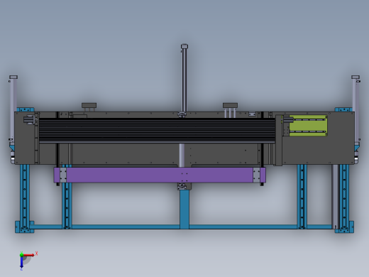 门板边挡板分离喂料机sw19俯视缩略图
