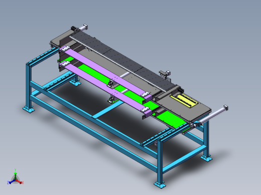 门板边挡板分离喂料机sw19正等轴测缩略图
