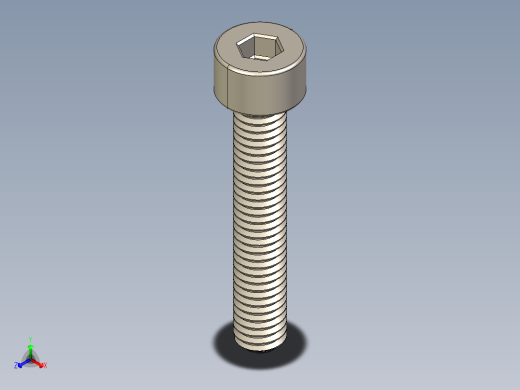 Screw_DIN_912_M3.5x20F_A2.STEP公制内六角螺钉