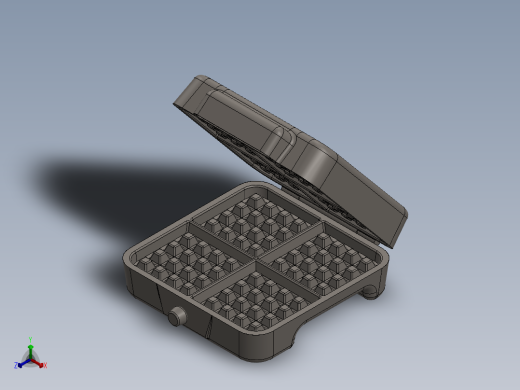 电饼档正等轴测缩略图