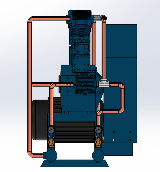 四列双压力控制往复式空压机