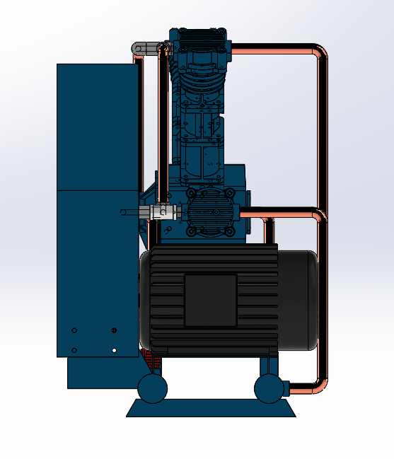 四列双压力控制往复式空压机