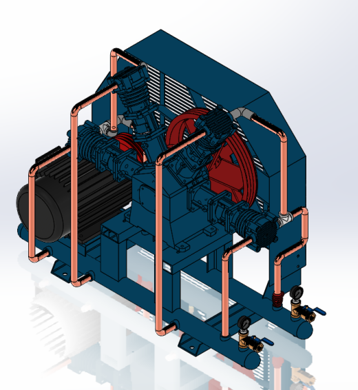 四列双压力控制往复式空压机缩略图