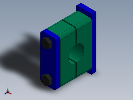 10个型号液压重型管夹正等轴测缩略图