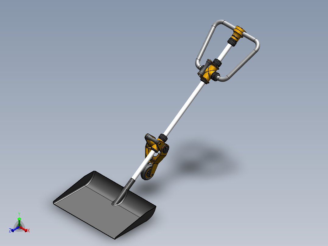 铲子(17)正等轴测图