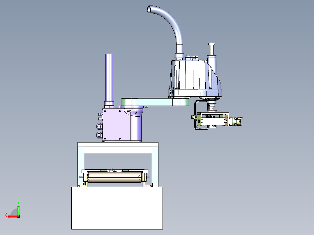XZ-1400 3C 电子外壳自动打磨机后视图