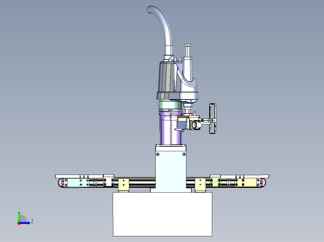 XZ-1400 3C 电子外壳自动打磨机左视图