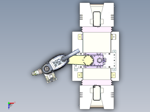 XZ-1400 3C 电子外壳自动打磨机俯视缩略图
